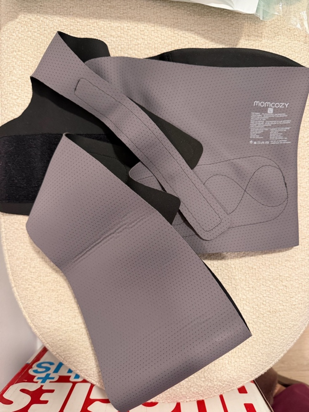 Momcozy Gray Postpartum Support Belt